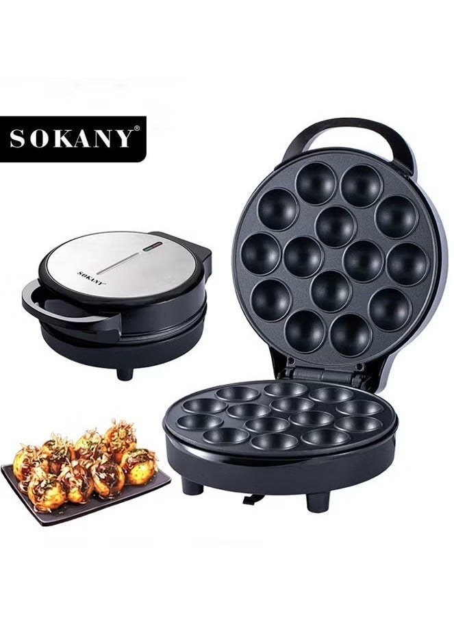 sokany Cake Pop Maker,Octopus Ball Maker - Makes 14 Cake Pops,Non-Stick Coating and Led Indicator Light, Perfect for Birthday and Holiday Parties 1000W SK-08011 - Image 1